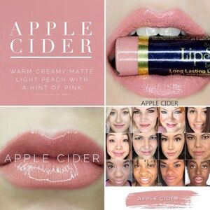 Lipsense Apple Cider Lip Color - Warm Peach Pink New Sealed